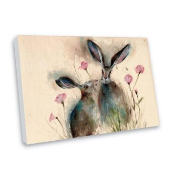 Pink Poppy Love Canvas Print
