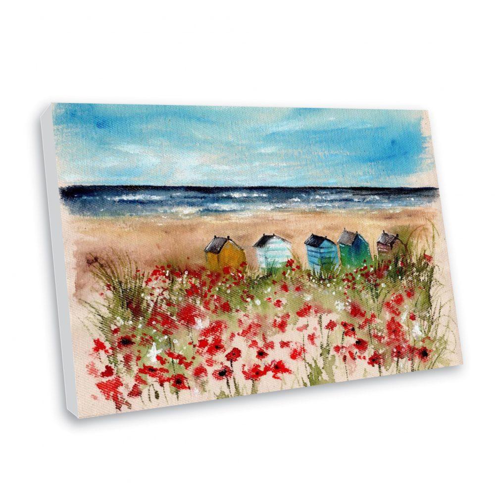 Seaside Poppies Canvas Print