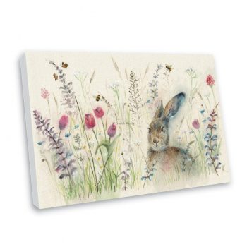 REDUCED Spring is Hare Canvas Print