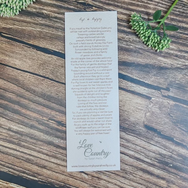 Pip and Poppy Bookmark - Image 2
