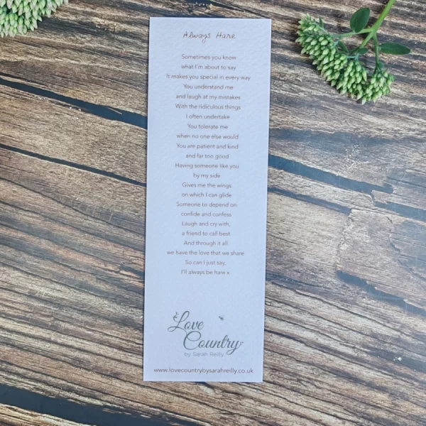 Always Hare Bookmark - Image 2