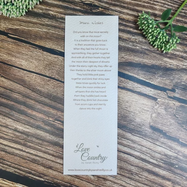 Moon Wishes Bookmark - Image 2