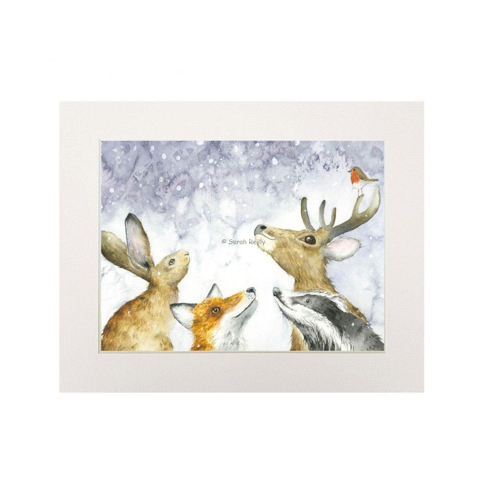 The First Snow Print (Landscape)