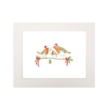The Jolly Robins Print (Landscape)