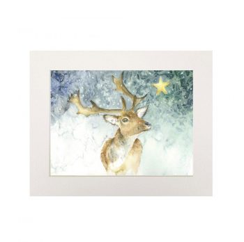 The Winter Star Print (Landscape)