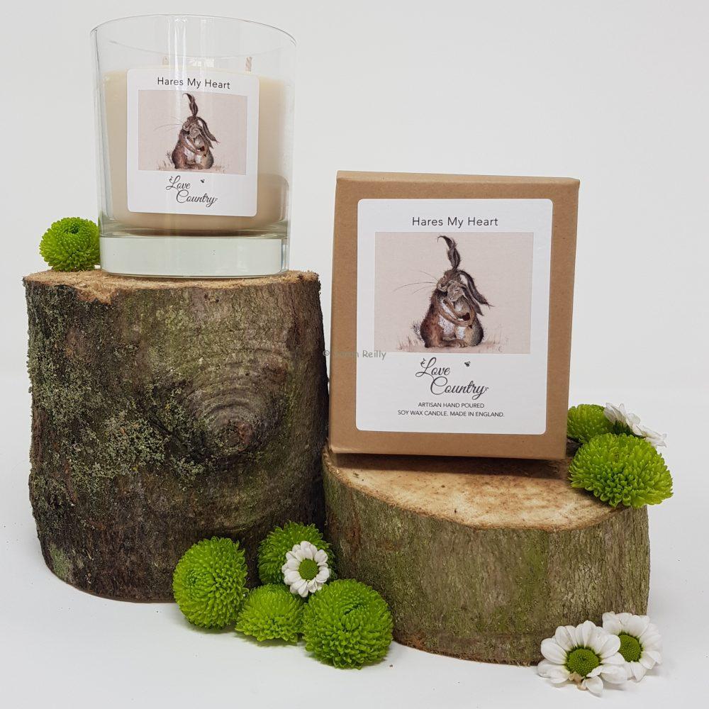 Hares my Heart Candle - Image 7