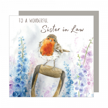 Wonderful Sister in Law Relation Card