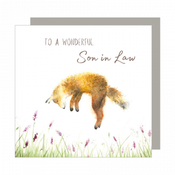 Wonderful Son in Law Relation Card