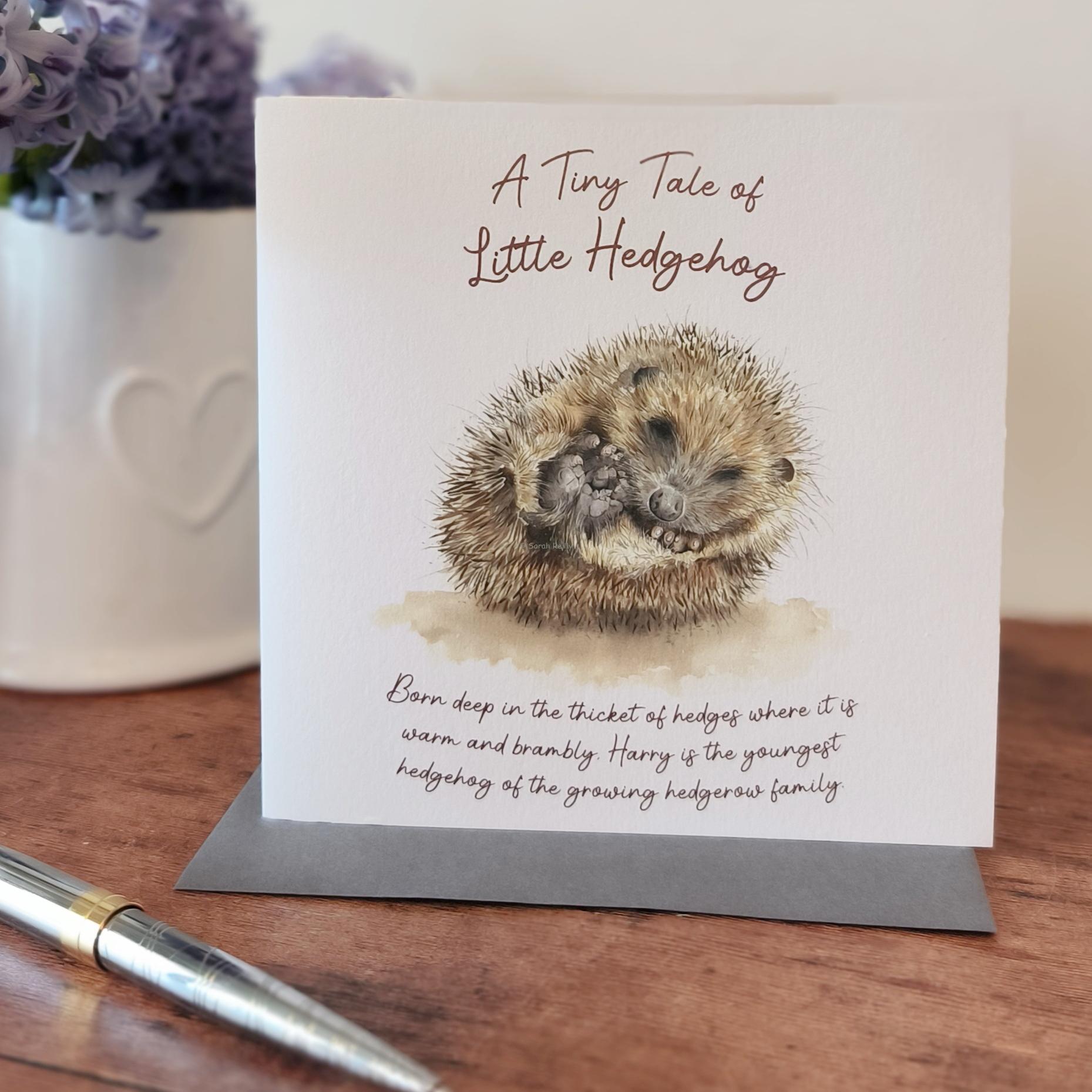 Tiny Tale of Little Hedgehog Extending Card - Image 3