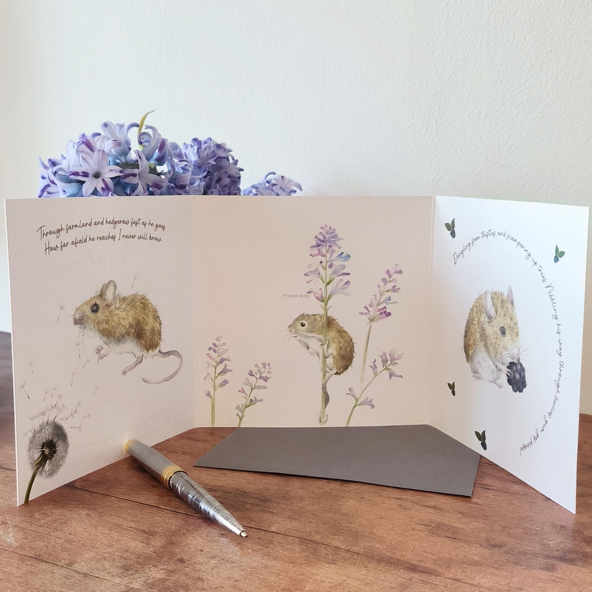 Tiny Tale of The Wishing Mouse Extending Card - Image 2