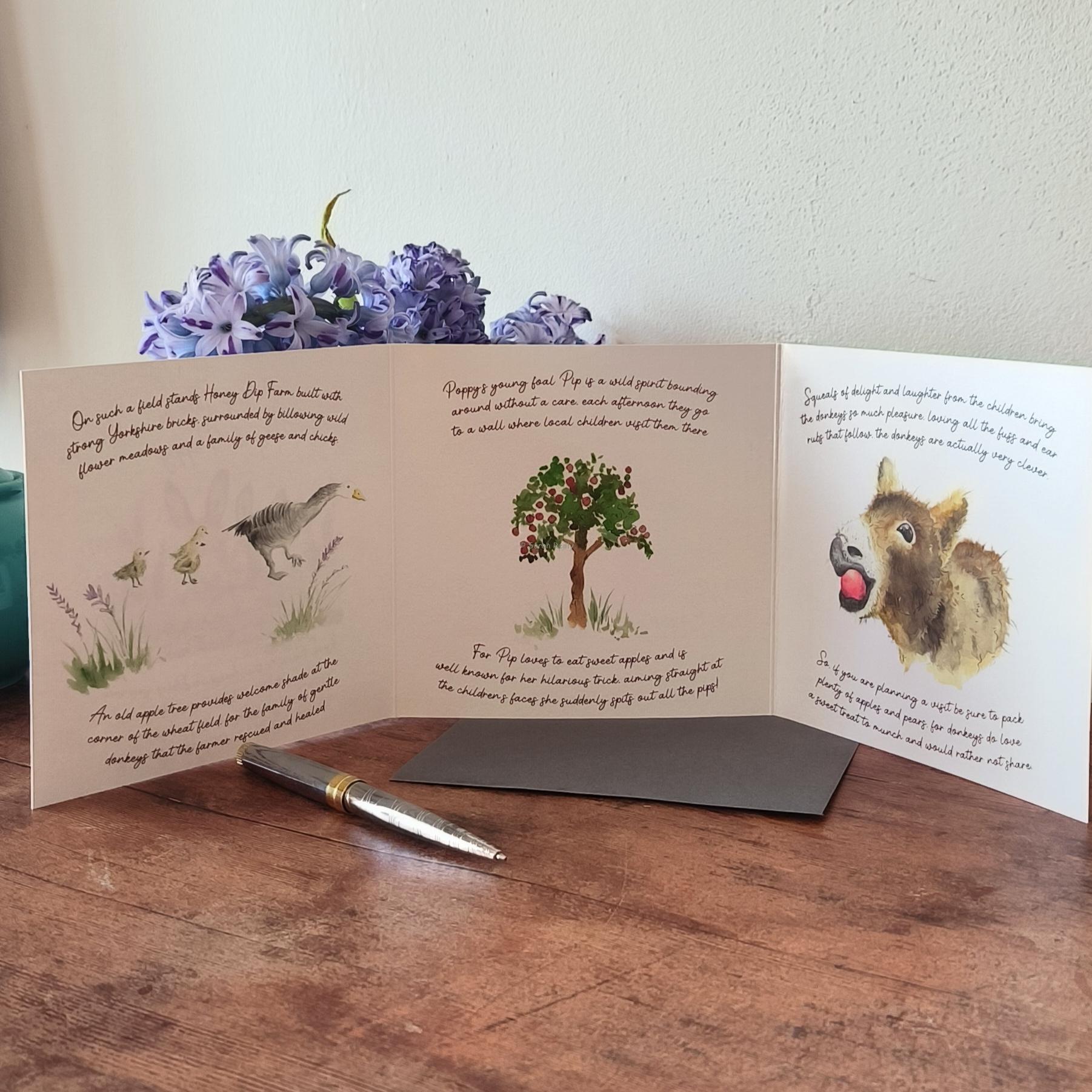 Tiny Tale of Pip & Poppy Extending Card - Image 2