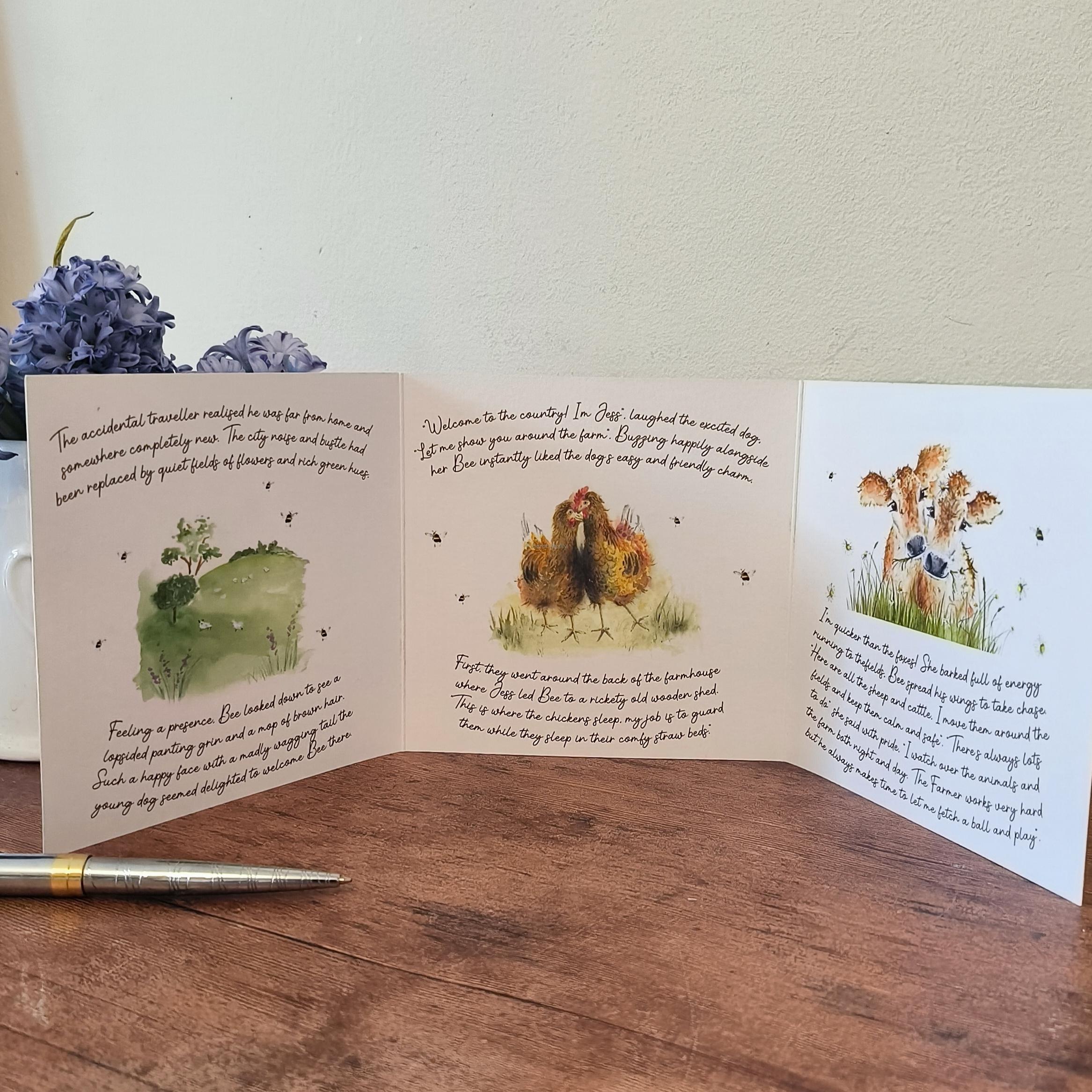 Tiny Tale of Country Bee Extending Card - Image 2