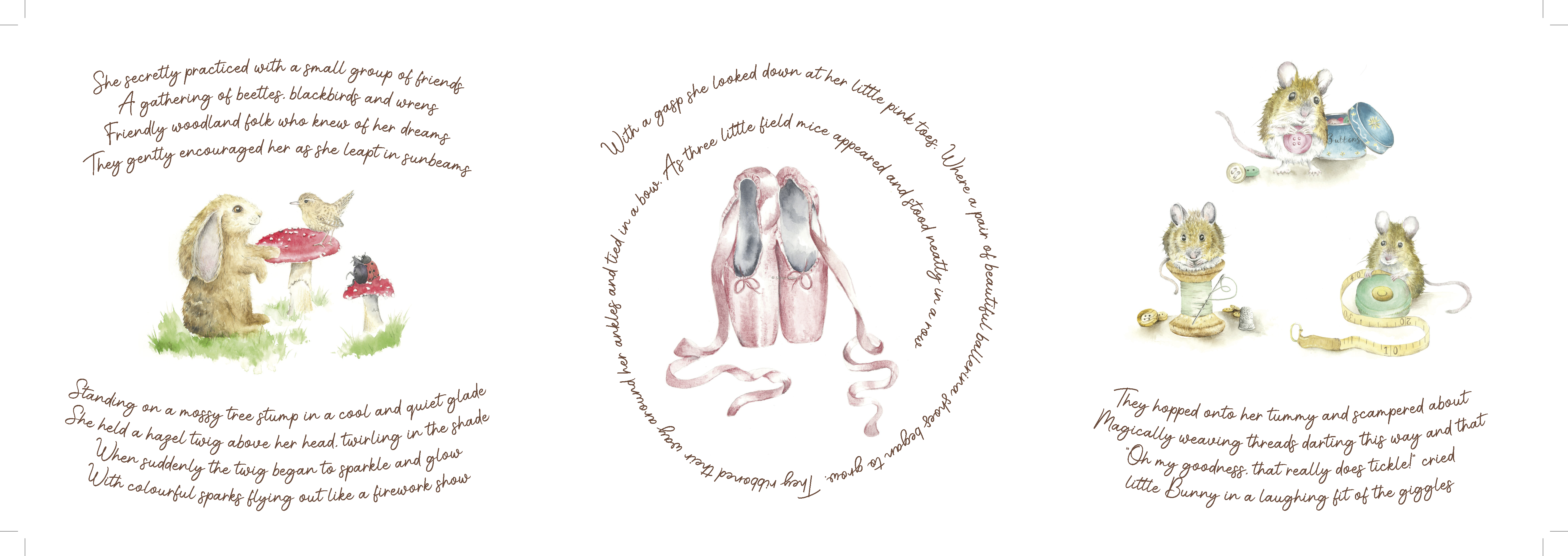 Tiny Tale of Bunny Ballerina Extending Card - Image 3