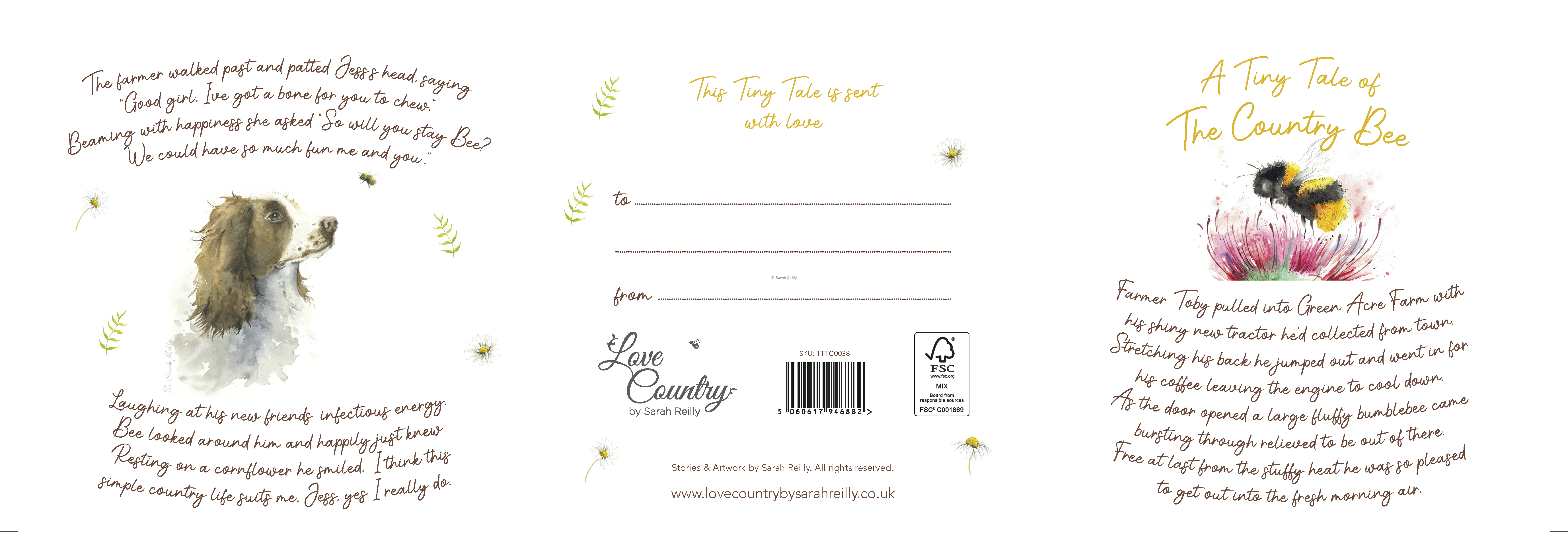 Tiny Tale of Country Bee Extending Card - Image 5