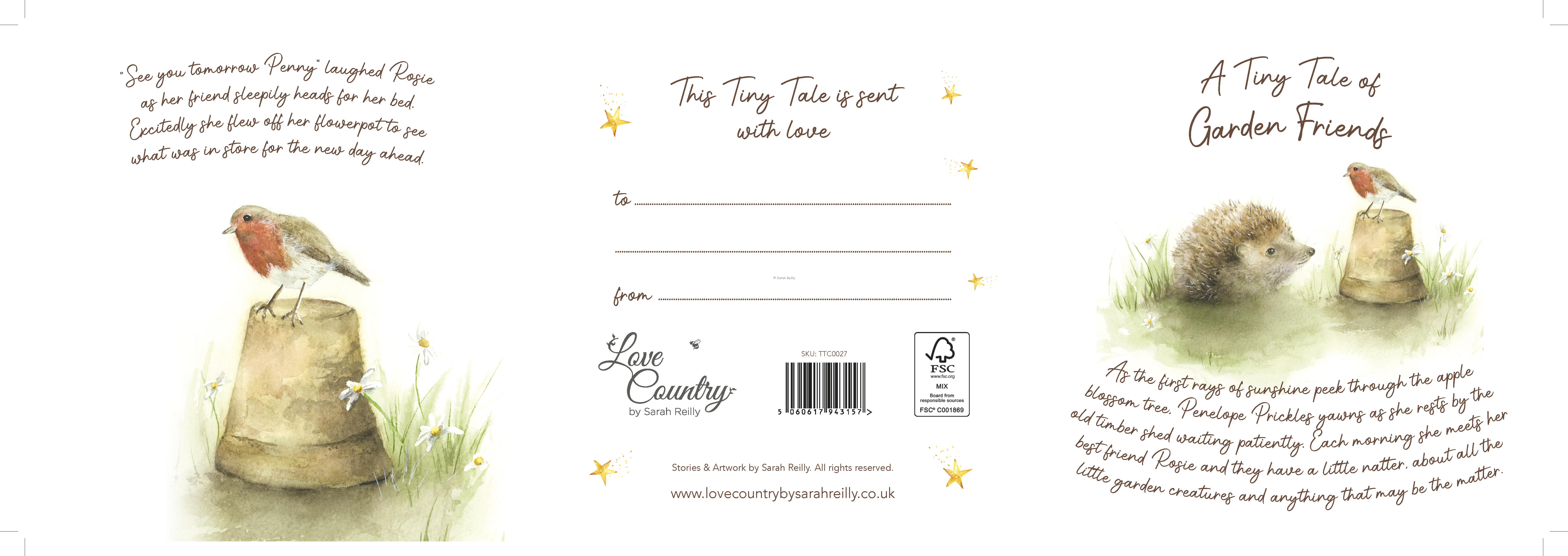Tiny Tale of Garden Friends Extending Card - Image 3