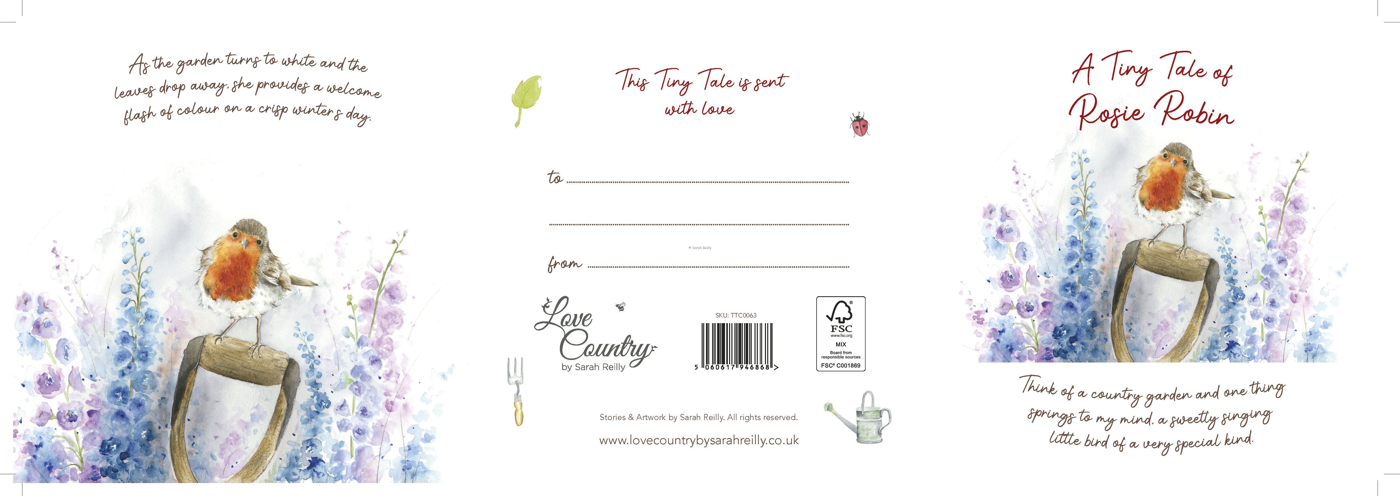 Tiny Tale of Rosie Robin Extending Card - Image 5