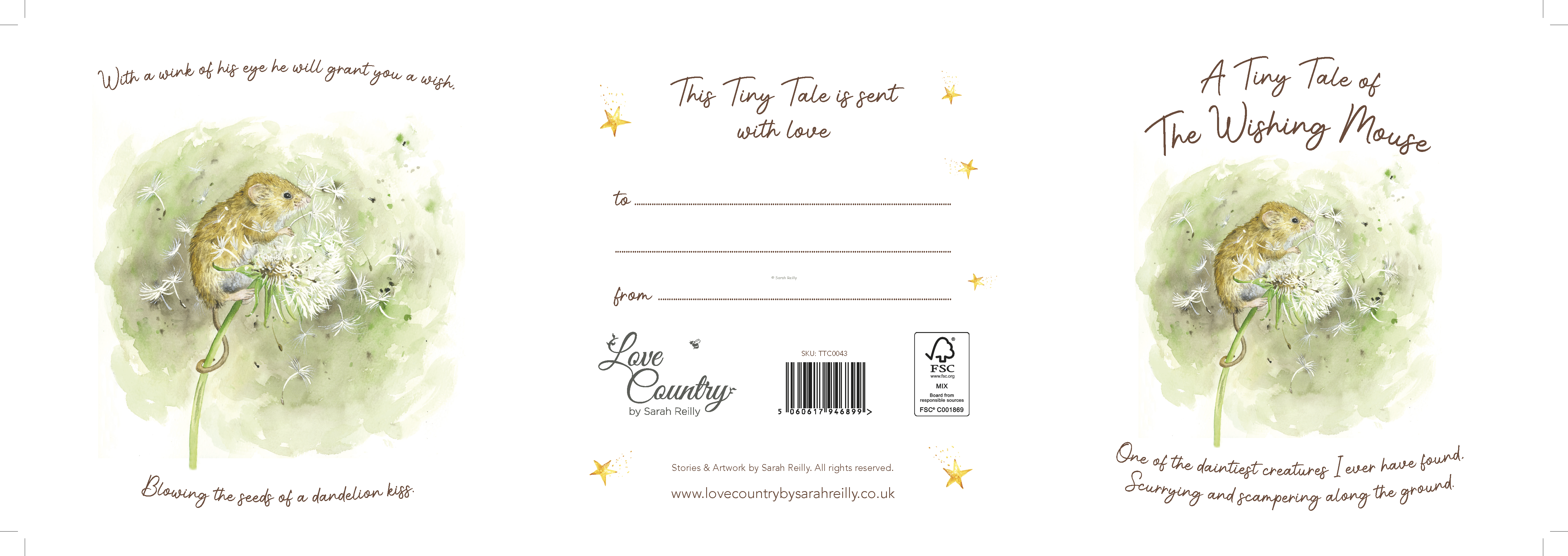 Tiny Tale of The Wishing Mouse Extending Card - Image 4