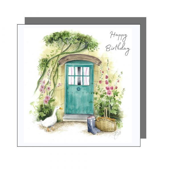 Cottage Core - cottage birthday card