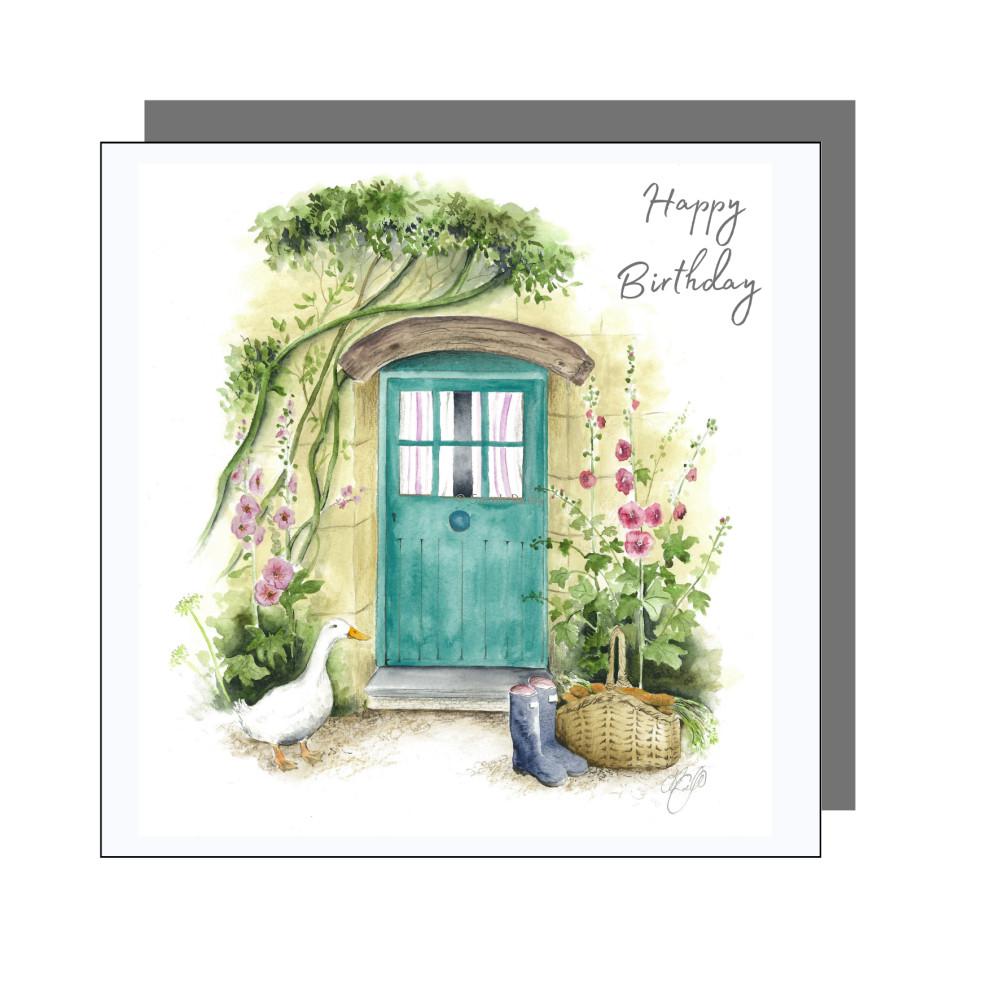 Cottage Core - cottage birthday card