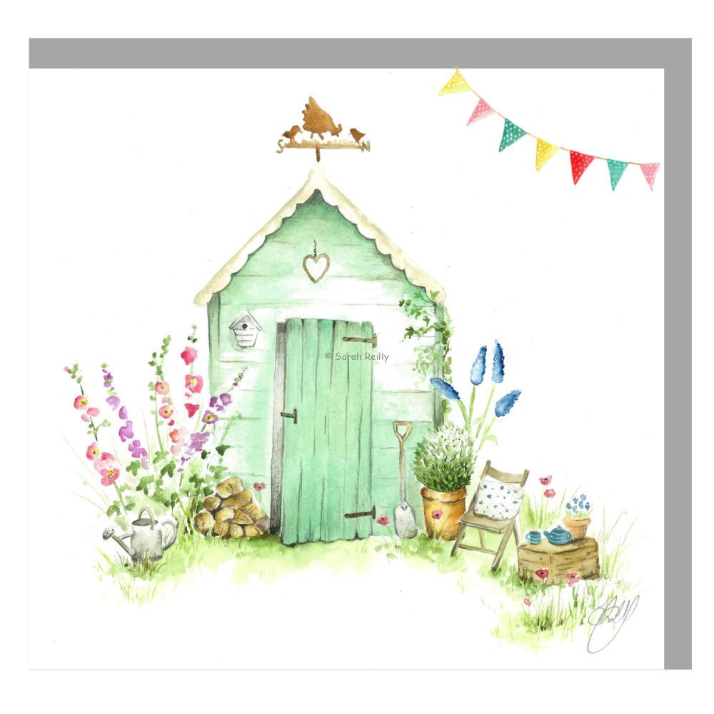 Cottage Core Tea by the Shed