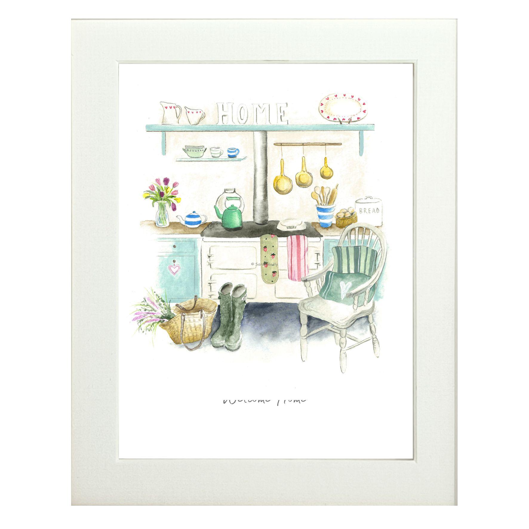 Cottage Core Welcome Home print