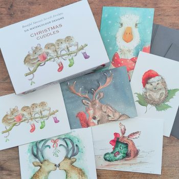 Christmas Cuddles Boxed Notecard Set