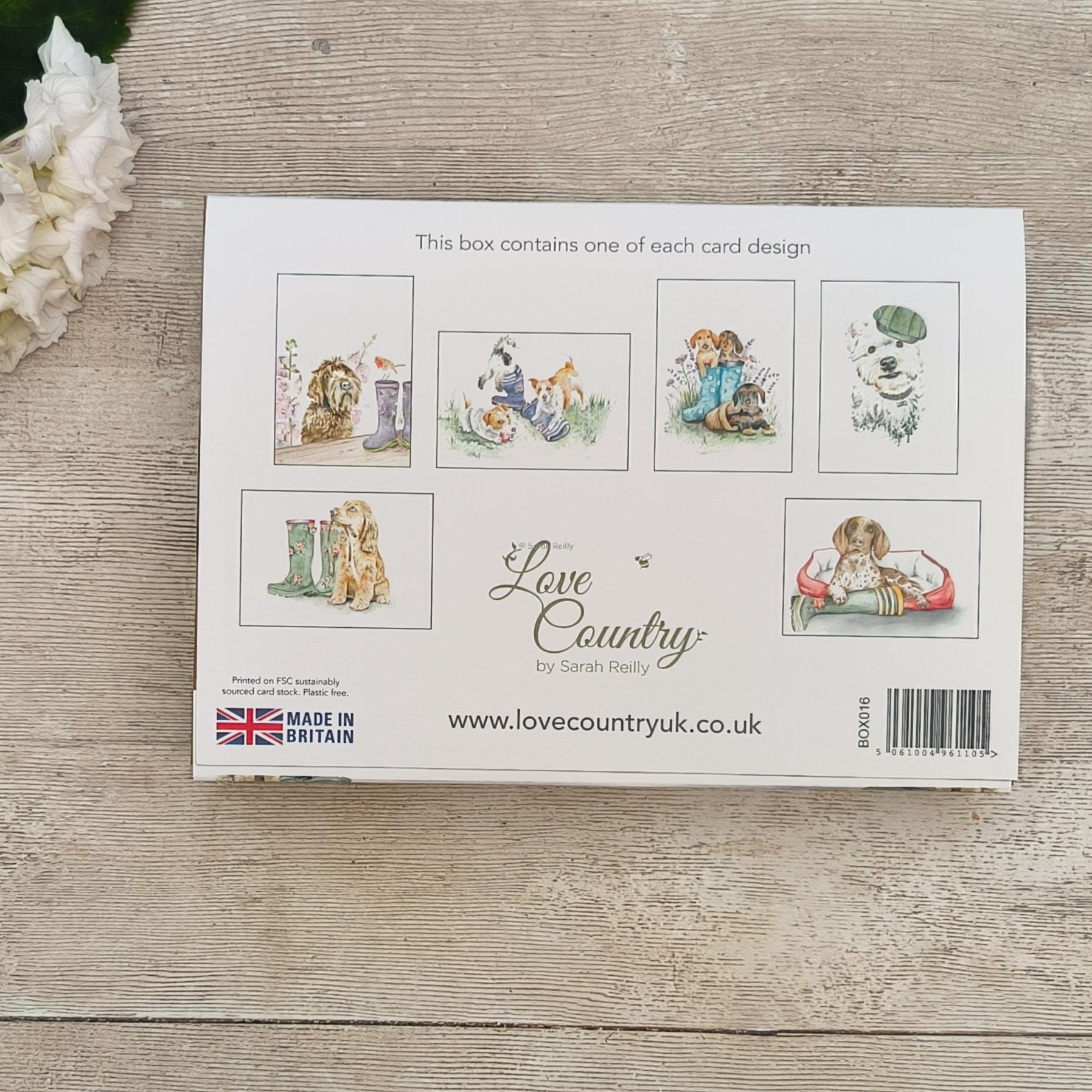 Walkies & Wellies Boxed Notecard Set - Image 3