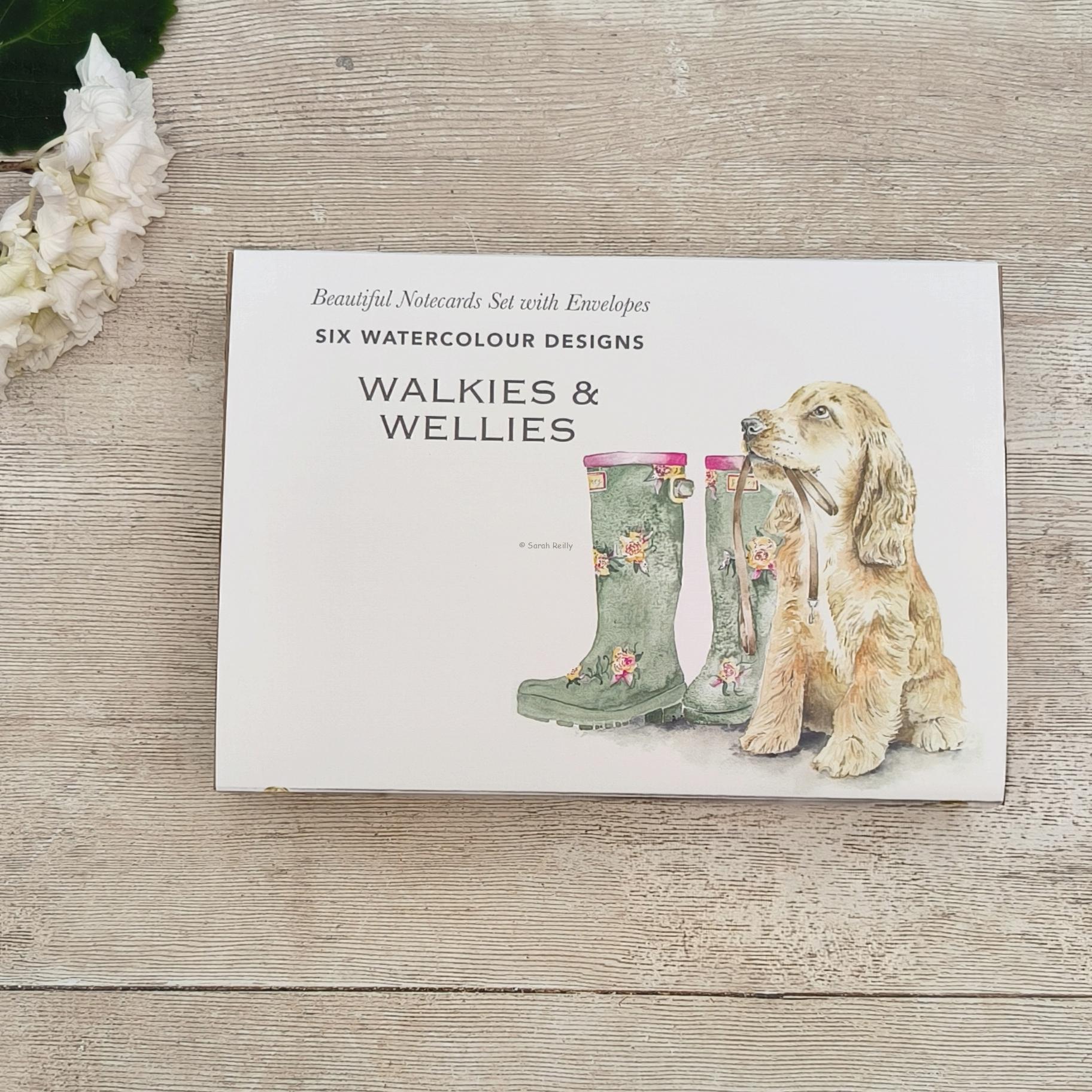 Walkies & Wellies Boxed Notecard Set - Image 2