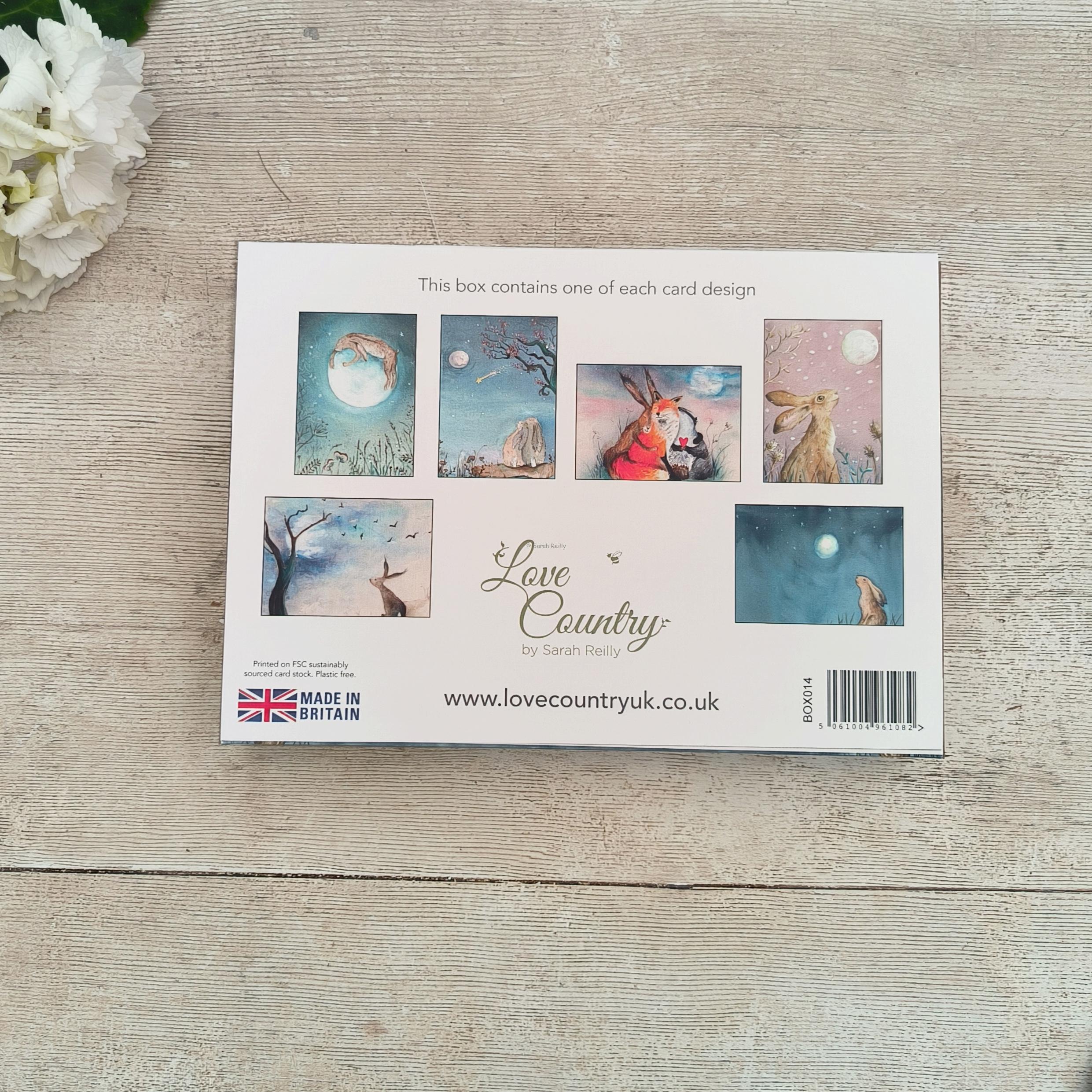 Moon & Stars Boxed Notecard Set - Image 3