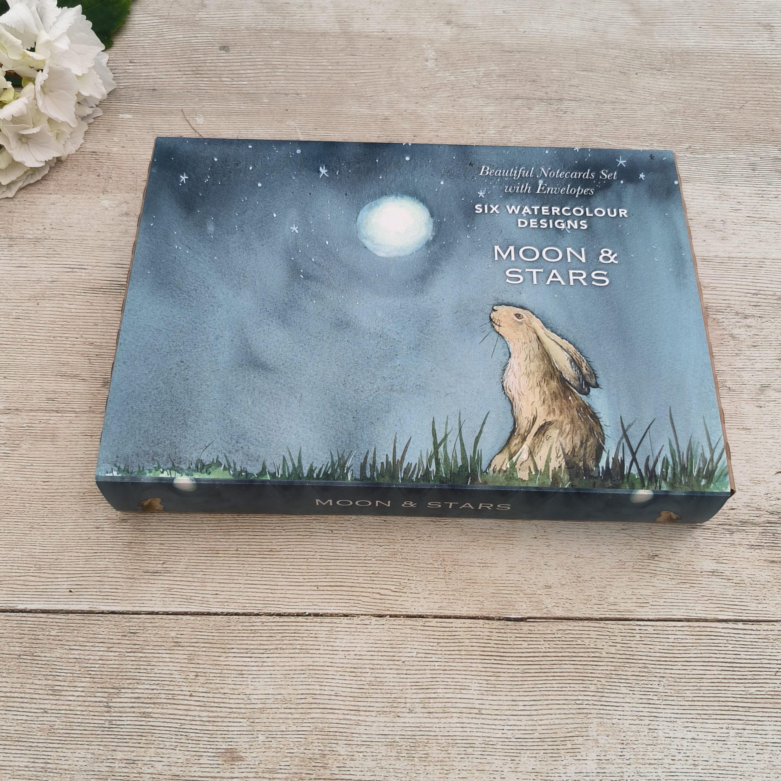 Moon & Stars Boxed Notecard Set - Image 2