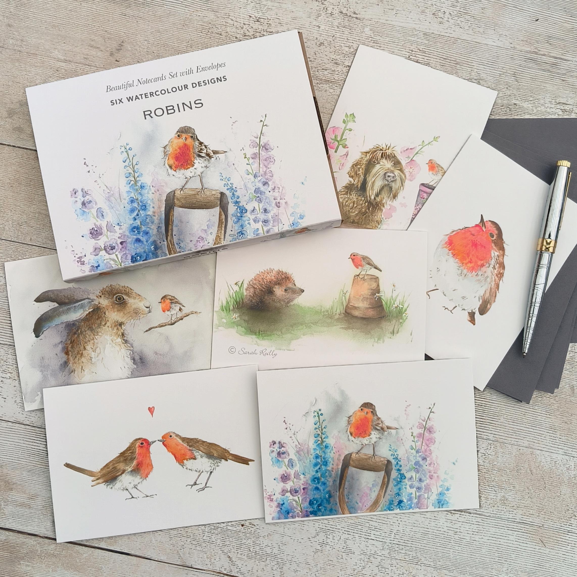 Robins Boxed Notecard Set