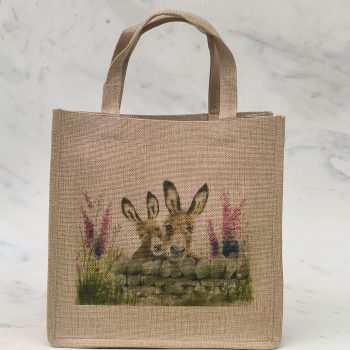 Pip and Poppy Donkeys Small Jute Bag