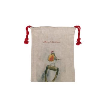 Love Country by Sarah Reilly - Christmas Sacks - robin