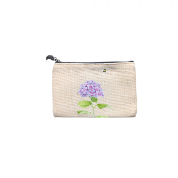 Bee Calm Hydrangea Coin Purse