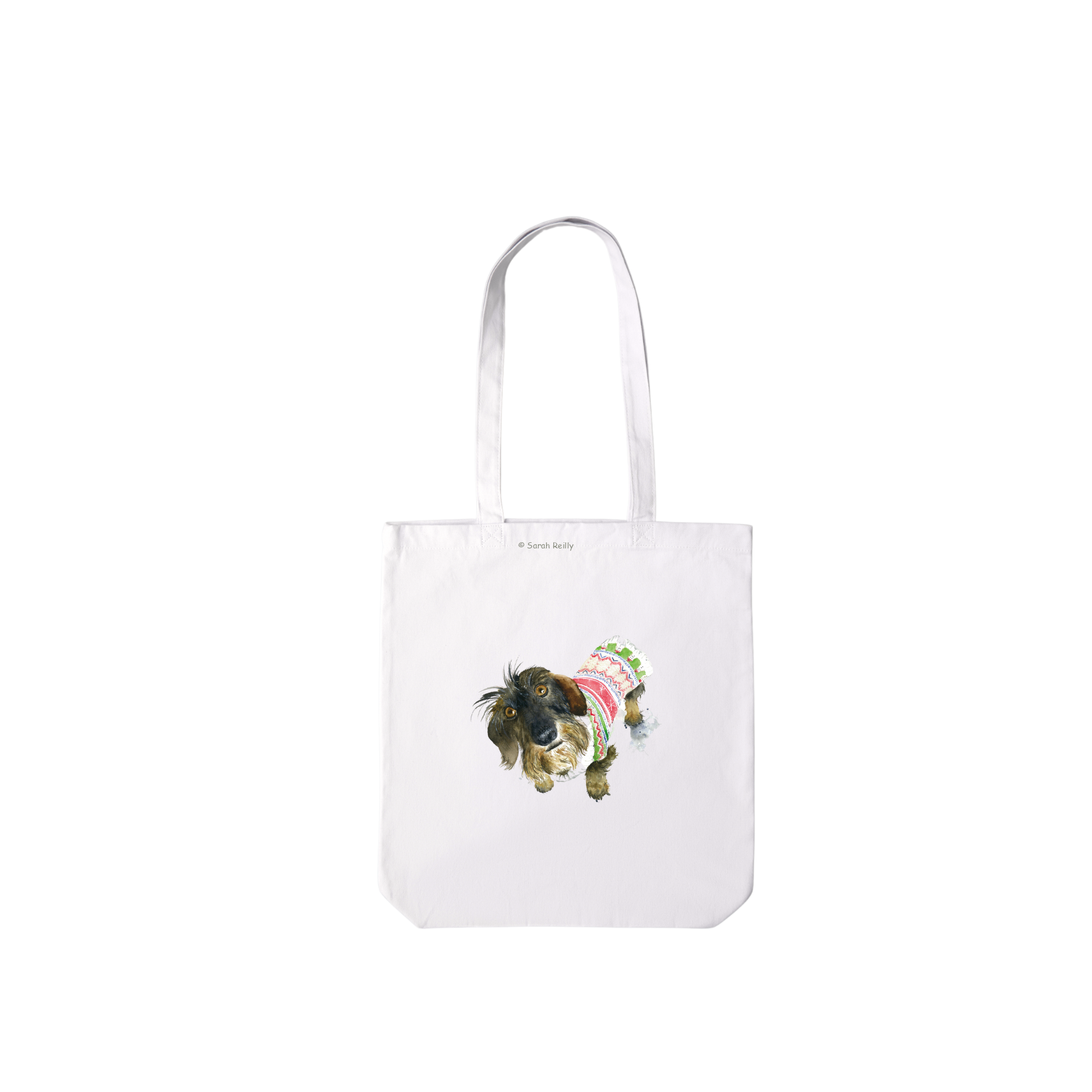 Dashing Jumpers Christmas Everyday Lightweight Tote Bag