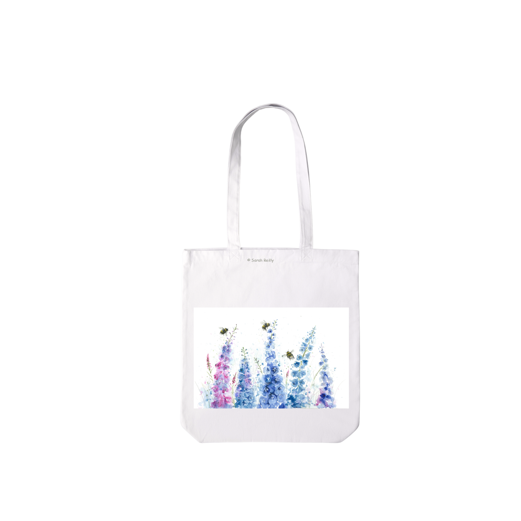 Delphiniums Everyday Lightweight Tote Bag