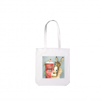 Donkeys Wish Christmas Everyday Lightweight Tote Bag