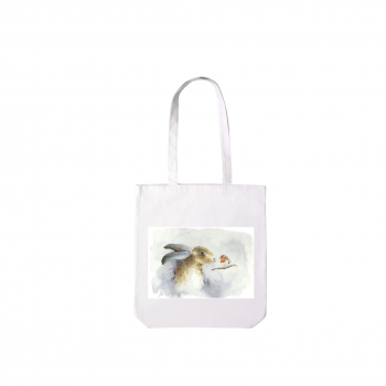 Hare & Robin Christmas Everyday Lightweight Tote Bag
