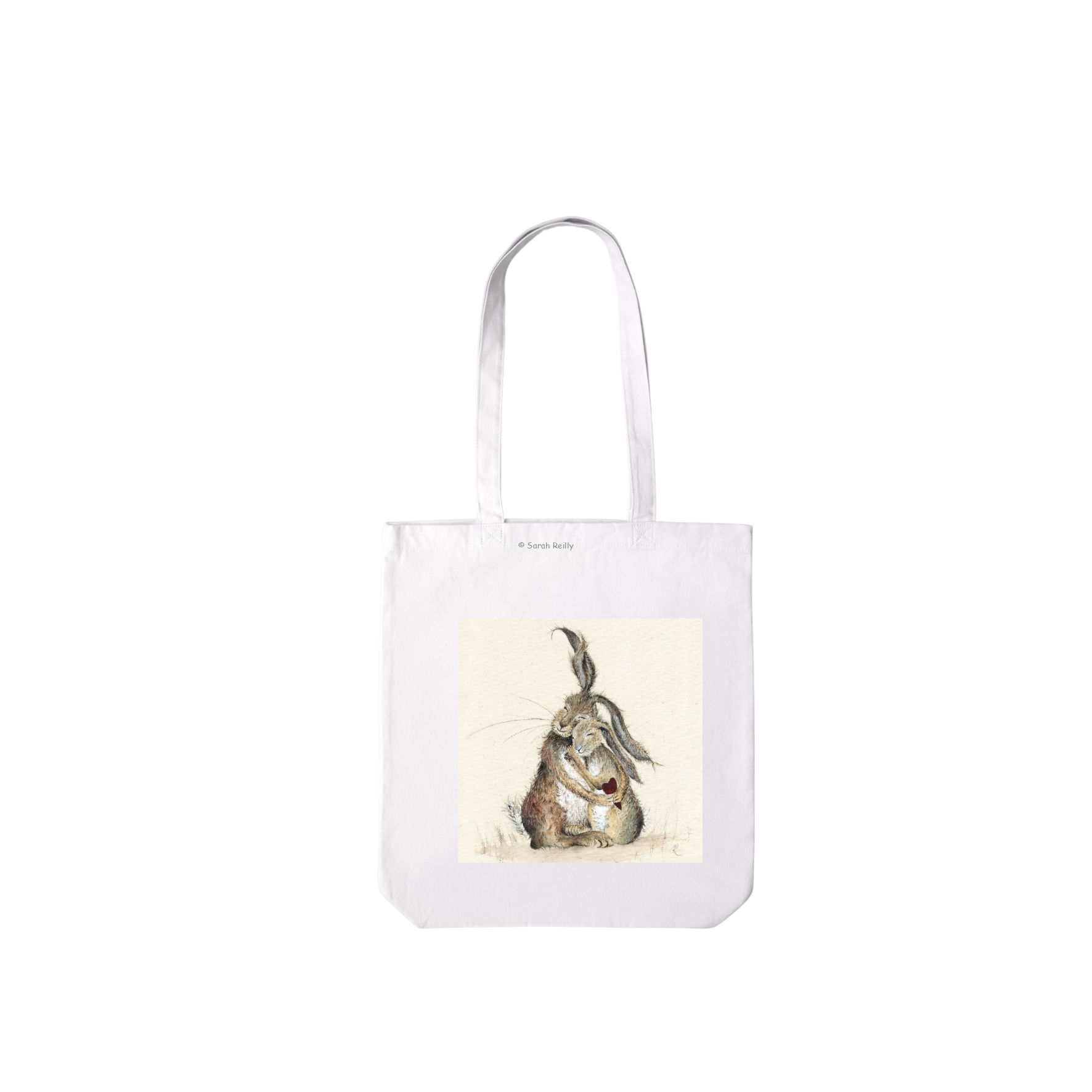 Hares My Heart Everyday Lightweight Tote Bag