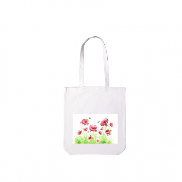 Poppies Everyday Lightweight Tote Bag