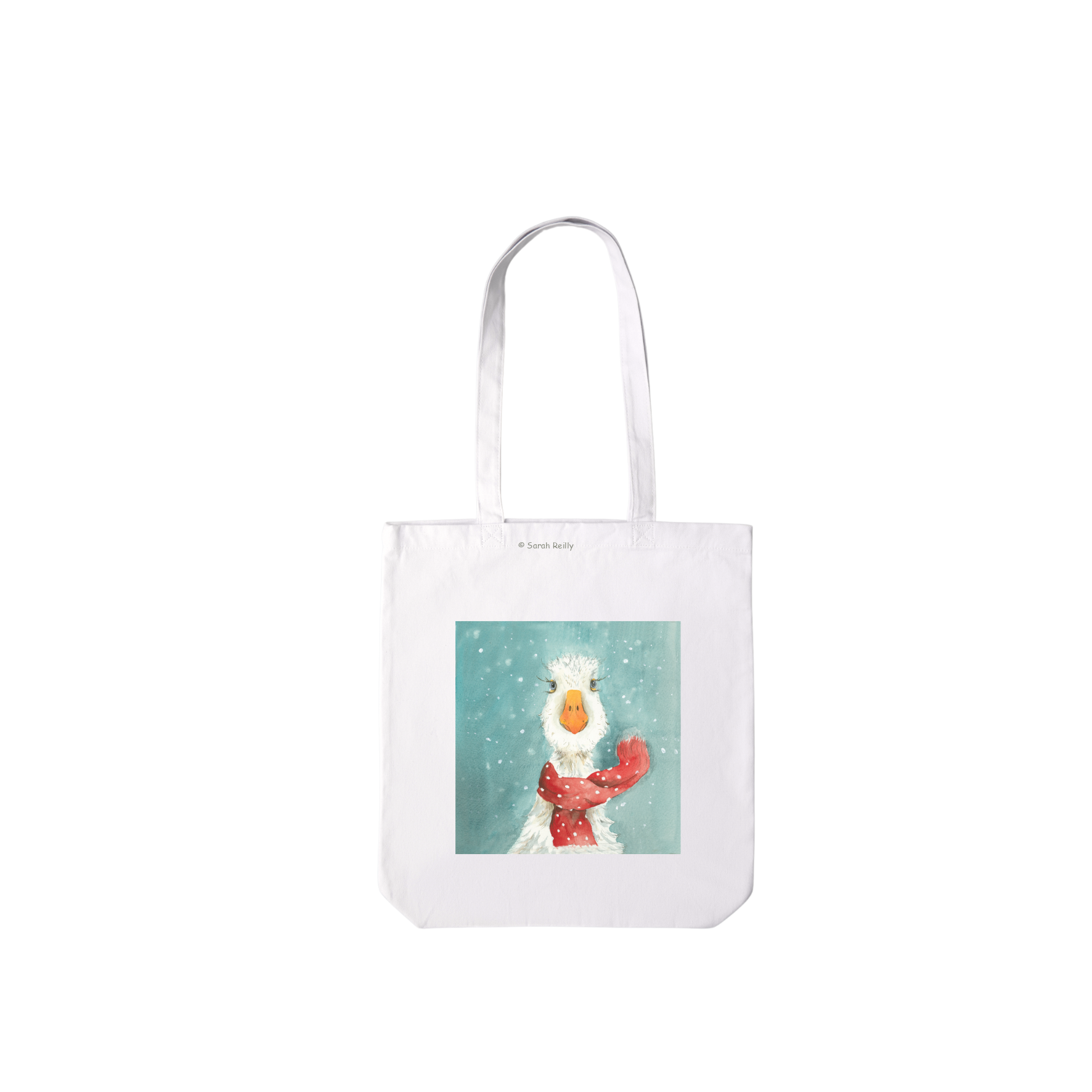 The Christmas Scarf Christmas Everyday Lightweight Tote Bag