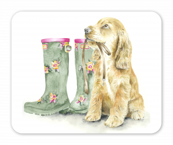 Walkies Medium Glass Cutting Board