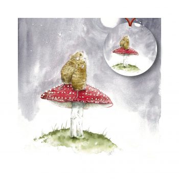 Moon Wishes Bauble Card