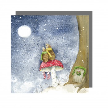 Stockings under the Stars Greeting Card