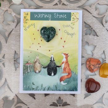 POSITIVE VIBES- Wishing Stone Card