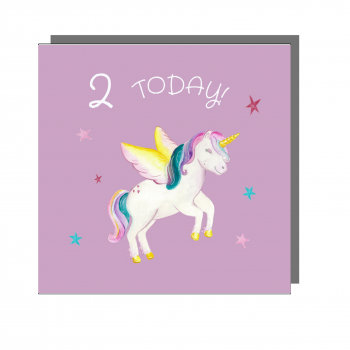 Age Card - Unicorn 2 Today