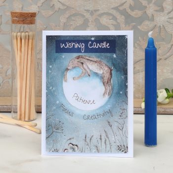 Focus and Calm - Wishing Candle Card