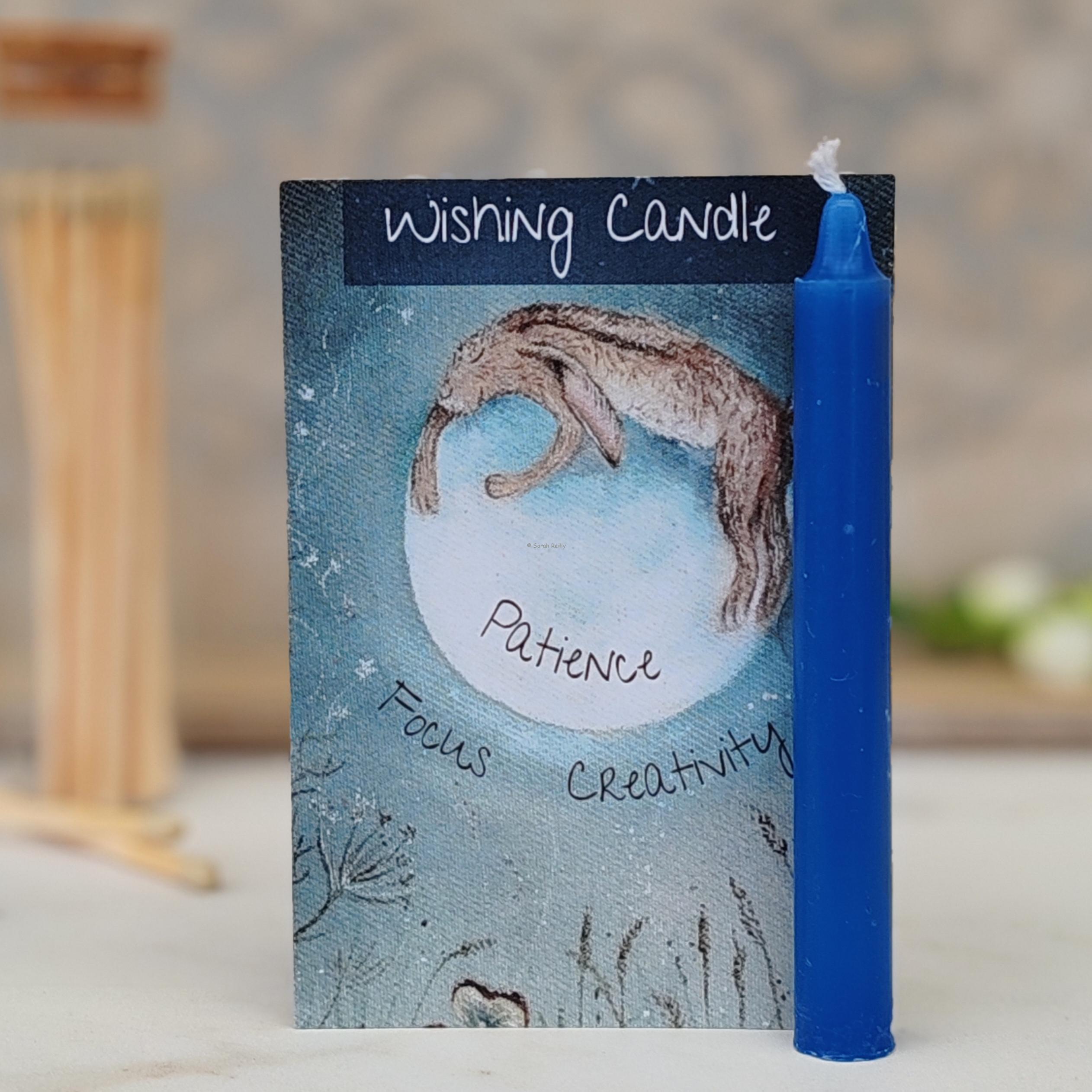 Focus and Calm - Wishing Candle Card - Image 3