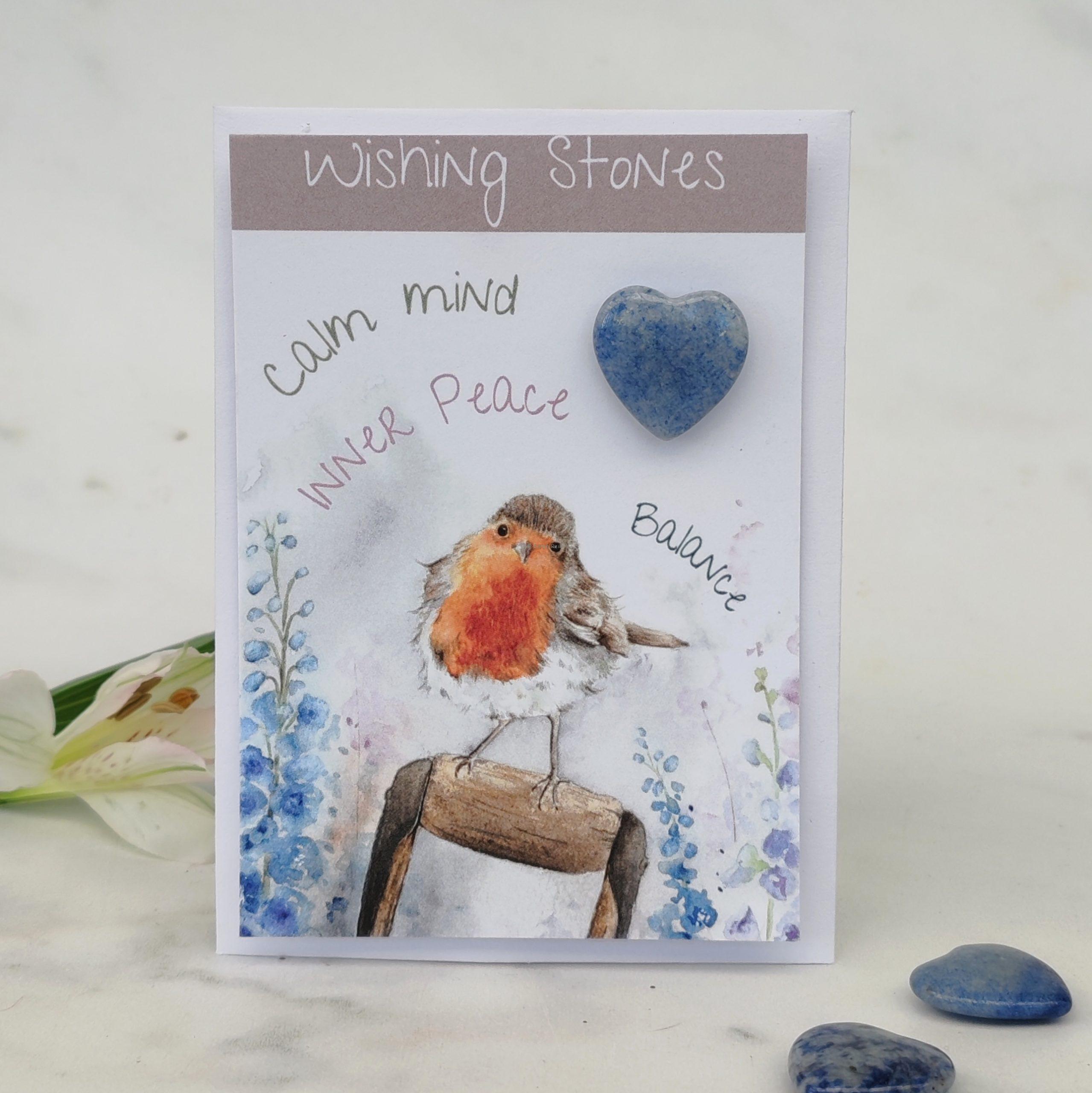 Inner Peace - Robin Wishing Stone Card - Image 4