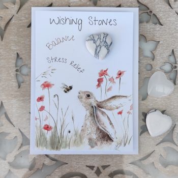 BALANCE - Hare Wishing Stone Card